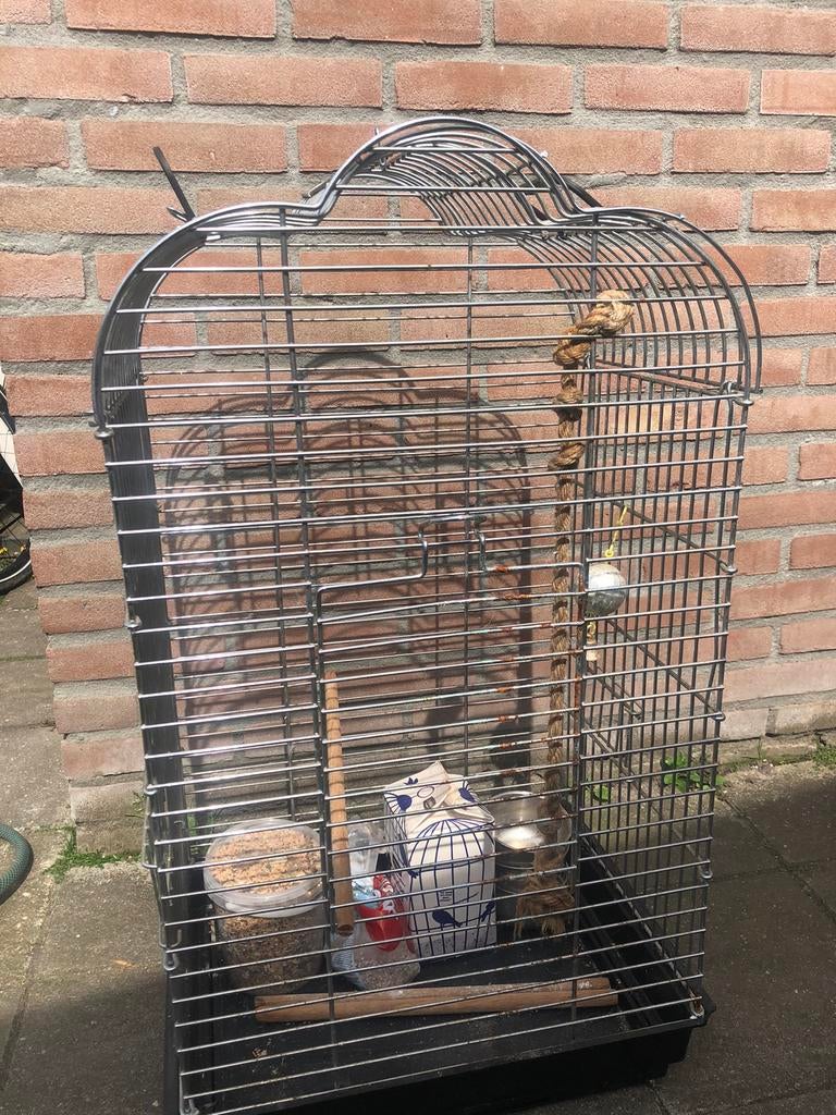 Vogelkooi, Dieren en Toebehoren, Ophalen, Zo goed als nieuw, Metaal, Vogelkooi