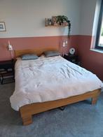 2 persoons bed - Houten design, Ophalen, Overige kleuren, 210 cm, Tweepersoons