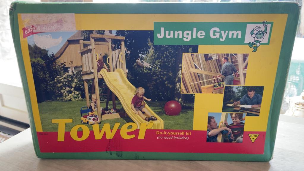 Nieuw: Jungle Gym Tower Speeltoestel (DIY kit, zonder hout), Ophalen of Verzenden, Nieuw, Klimwand, Aanbouwonderdeel