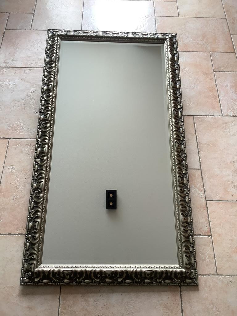 Moiie baroque spiegel, Huis en Inrichting, Ophalen, Zo goed als nieuw, Rechthoekig, Minder dan 100 cm