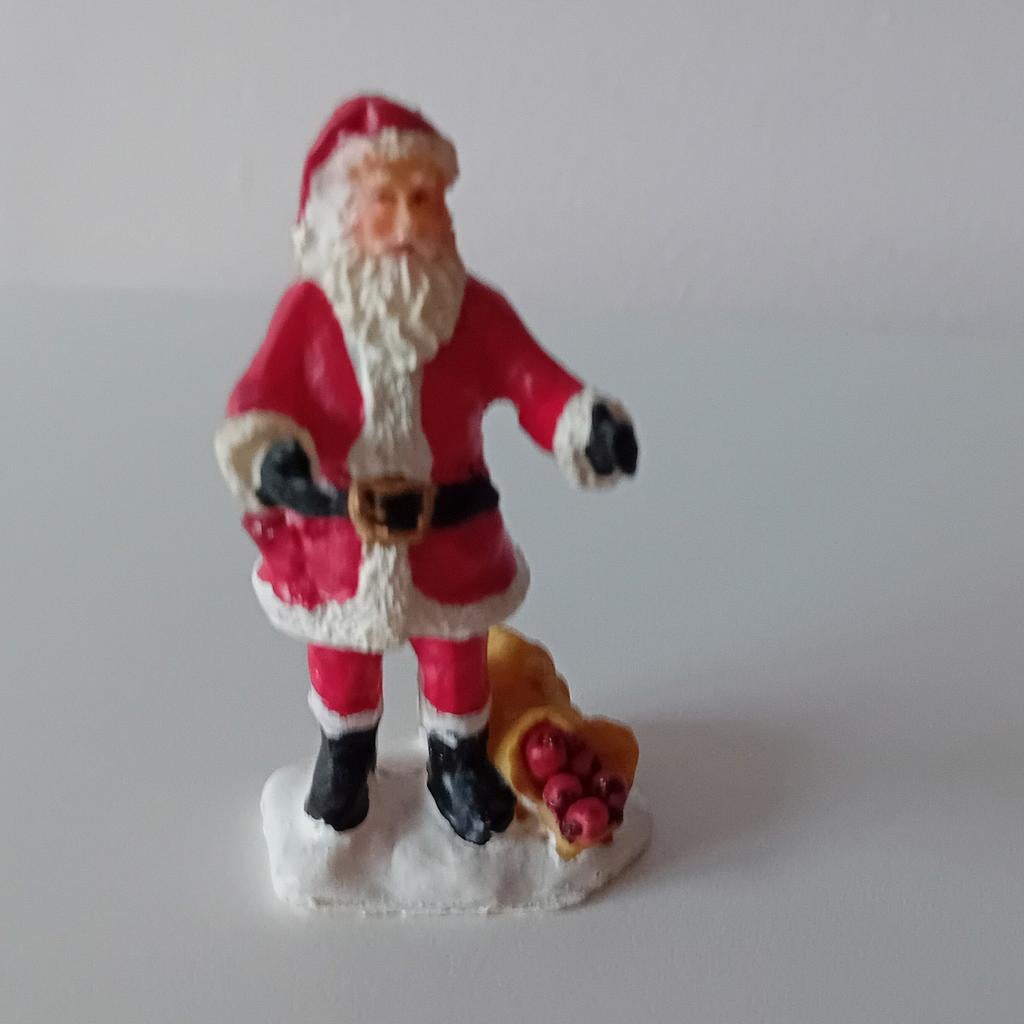Kerstman nr 4 , Kerstfiguur Kerstdorp, Ophalen of Verzenden