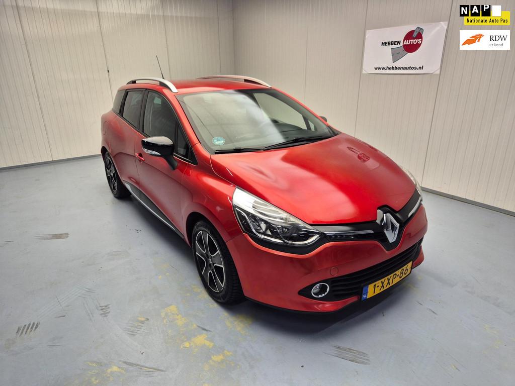 Renault Clio Estate 0.9 TCe Expression Navi Airoc Cruise Con, Voorwielaandrijving, Euro 5, Stof, Zwart