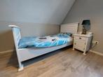 Super mooi bed inclusief matras en nachtkastje, Huis en Inrichting, Ophalen, Zo goed als nieuw, Eenpersoons, Landelijk