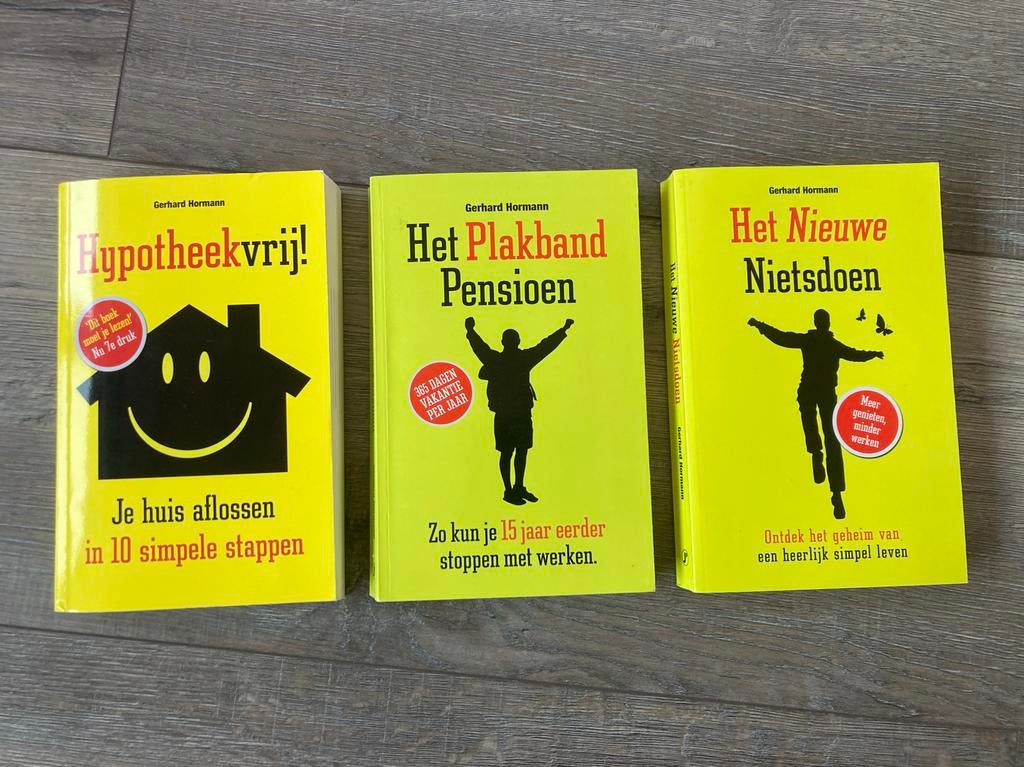 Boeken van Gerhard Hormann: Hypotheekvrij!, Het Nieuwe Niets, Boeken, Ophalen of Verzenden, Gelezen