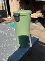 Brabantia prullenbak - 70 cm hoog - Groen, Ophalen, Gebruikt, Met pedaal, 50 tot 75 cm