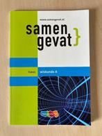 HAVO - Samengevat Wiskunde A, Wiskunde A, Ophalen of Verzenden, Zo goed als nieuw, HAVO