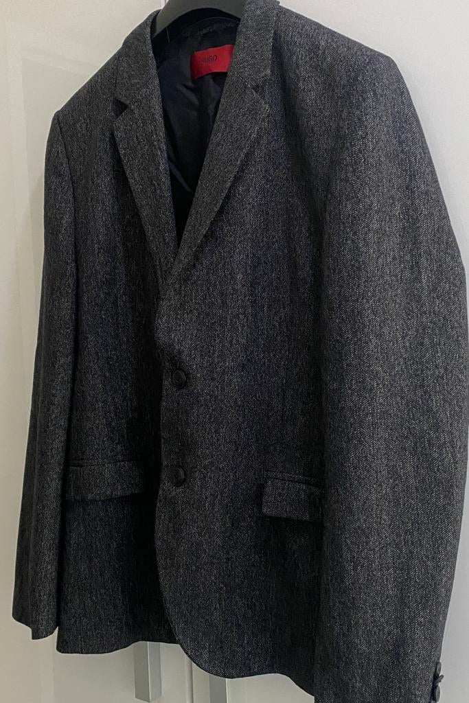 Hugo boss colbert, Kleding | Heren, Ophalen of Verzenden, Zo goed als nieuw, Maat 48/50 (M), Zwart