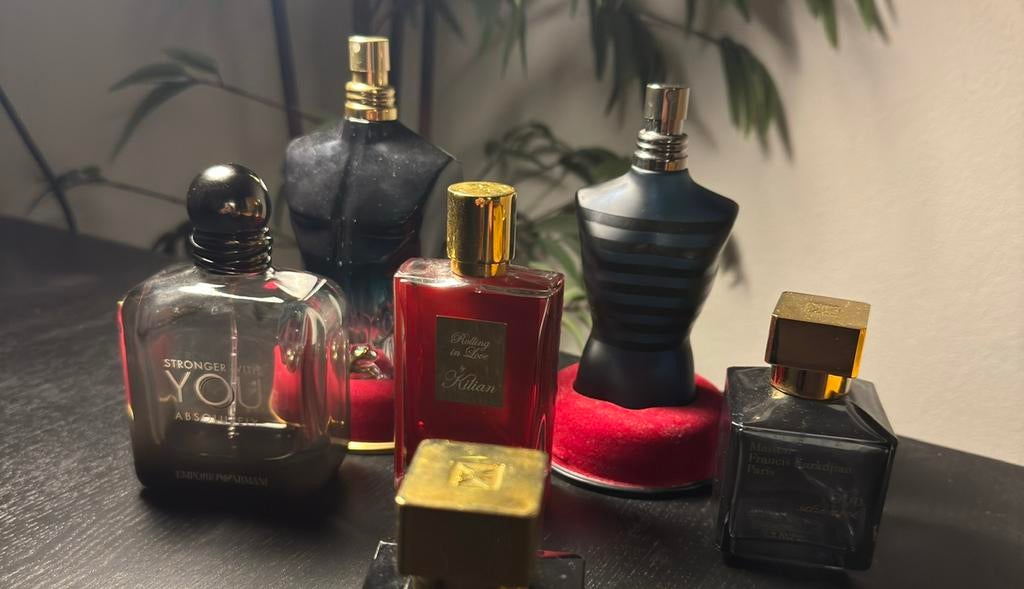 5 lege parfum flacons, Ophalen of Verzenden, Zo goed als nieuw