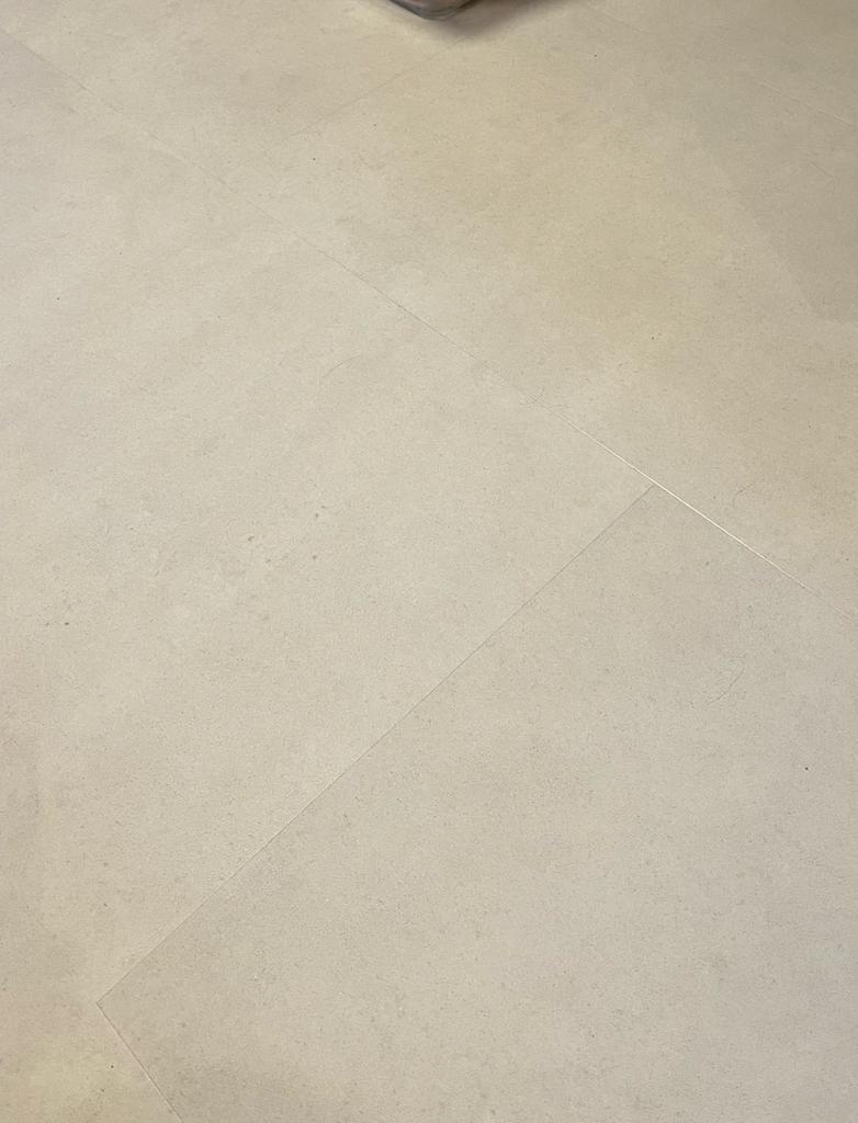 NIEUW Click PVC Tegels Betonlook Zand 3m² (1,5 pak), Ophalen, 40 tot 60 cm, Nieuw, Minder dan 5 m²