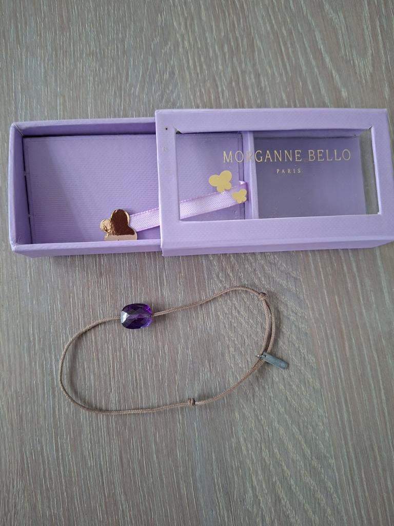 Armband van Morganne Bello, Sieraden, Tassen en Uiterlijk, Ophalen of Verzenden, Zo goed als nieuw, Paars