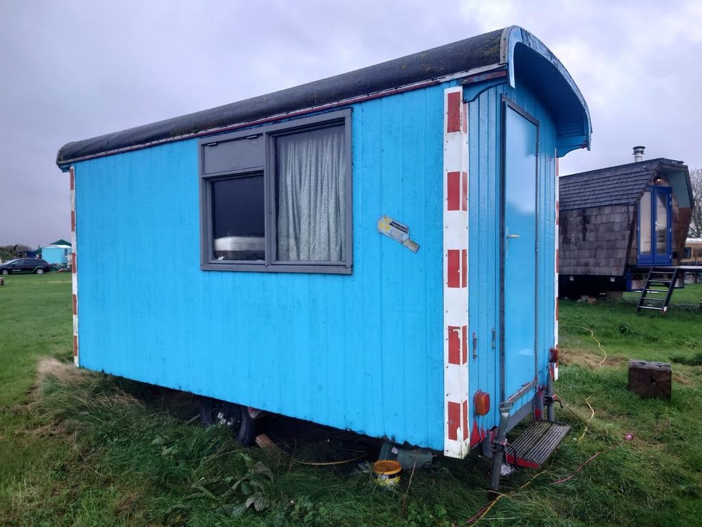 Schaftkeet Tiny House, Doe-het-zelf en Verbouw, Bouwketen en Schaftketen, Ophalen