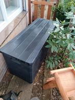 Kunststof tuinbox antraciet 116x45x55cm (LxBxH), Ophalen, Gebruikt