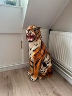 Prachtige porseleinen tijger, Verzamelen, Ophalen, Zo goed als nieuw, Dier