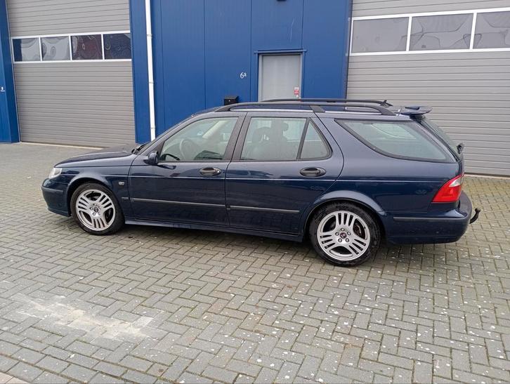 Saab 9-5 2.3 T Estate AUT 2004 Blauw, Auto's, Saab, Particulier, Saab 9-5, ABS, Airbags, Airconditioning, Alarm, Boordcomputer