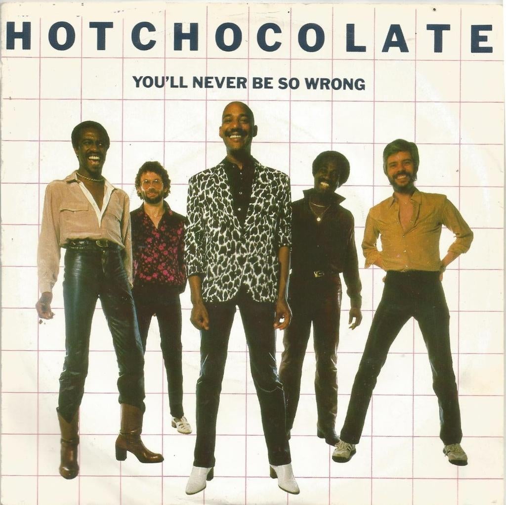 Hot Chocolate ‎: You'll Never Be So Wrong (1981), Gebruikt, Fotohoes, 7 inch, Ophalen of Verzenden