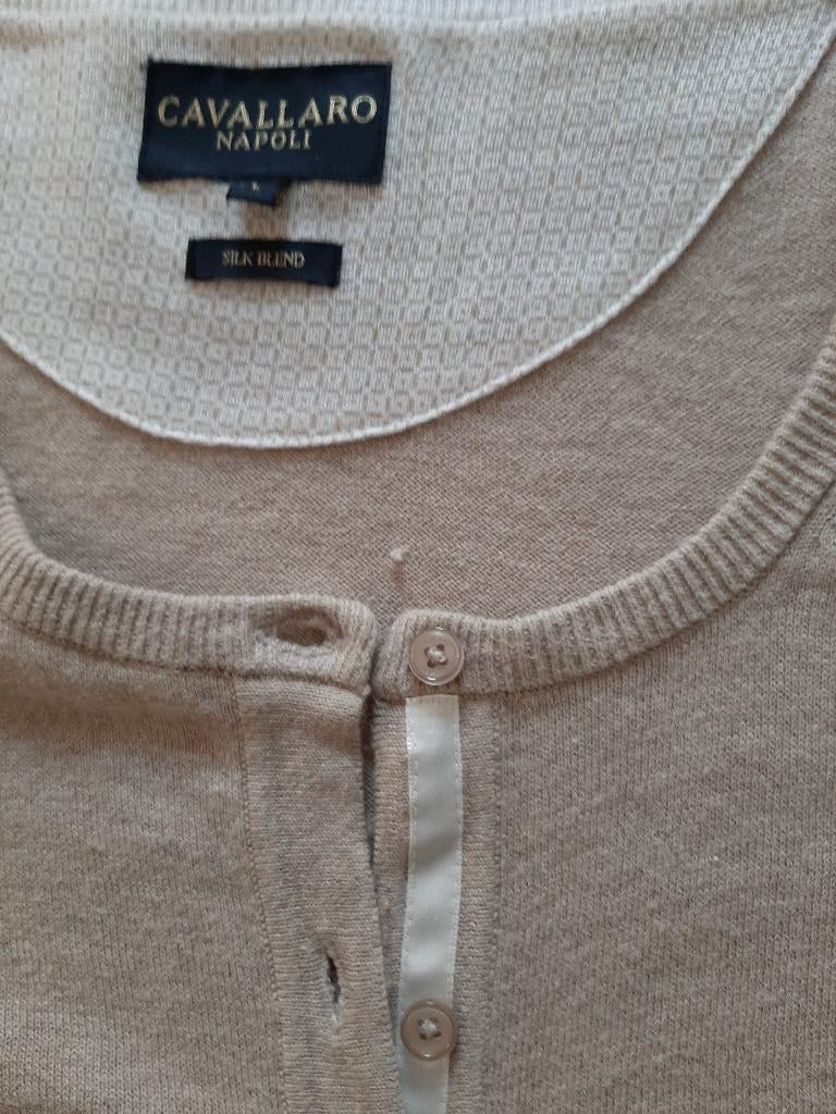 zwCHT  WOLLEN VEST MERK cavallaro MAAT 42, Maat 42/44 (L), Ophalen of Verzenden, Zo goed als nieuw, CAVALLARO NAPOLI