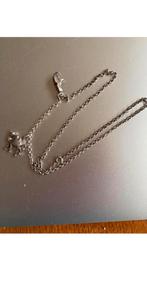 Zilveren ketting jasseron bedelketting met 2 bedels, Sieraden, Tassen en Uiterlijk, Ophalen of Verzenden, Zo goed als nieuw, Zilver