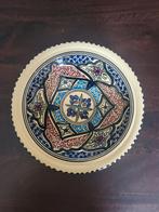 Mooie kleurrijke Marokkaanse serveerschaal, Ophalen of Verzenden, Zo goed als nieuw, Overige stijlen, Schaal of Schalen