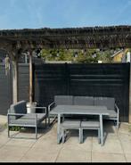 Luxe Dining Loungeset Monaco – 6 Personen – Antraciet, Ophalen, Gebruikt, Eettafel, 6 zitplaatsen