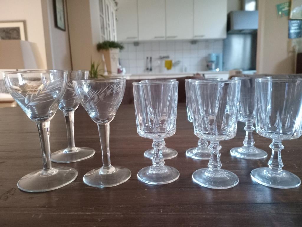 Borrel glazen, Verzamelen, Glas en Borrelglaasjes, Ophalen of Verzenden, Zo goed als nieuw, Borrel- of Shotglas