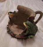 Decoratie bloempotje kikkers, Rond, Binnen, Ophalen of Verzenden, Aardewerk