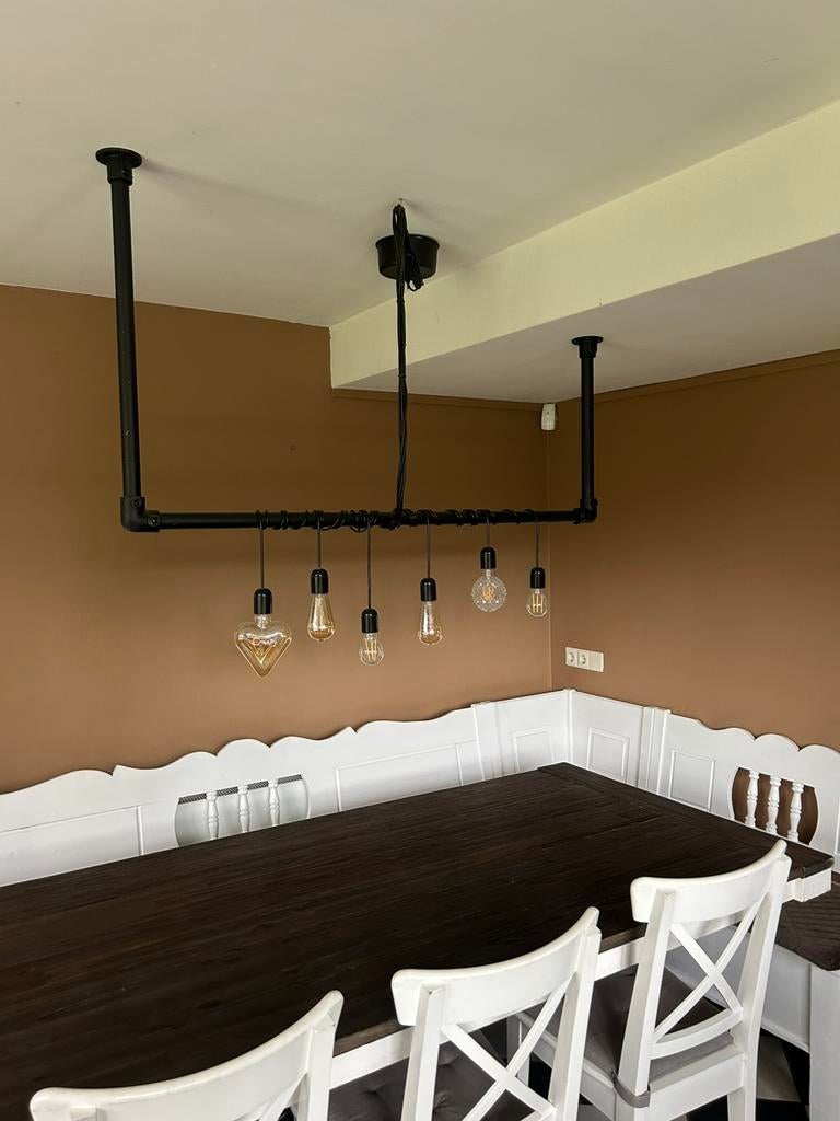 Unieke Industriële Hanglamp €5, Ophalen of Verzenden, Zo goed als nieuw, Minder dan 50 cm