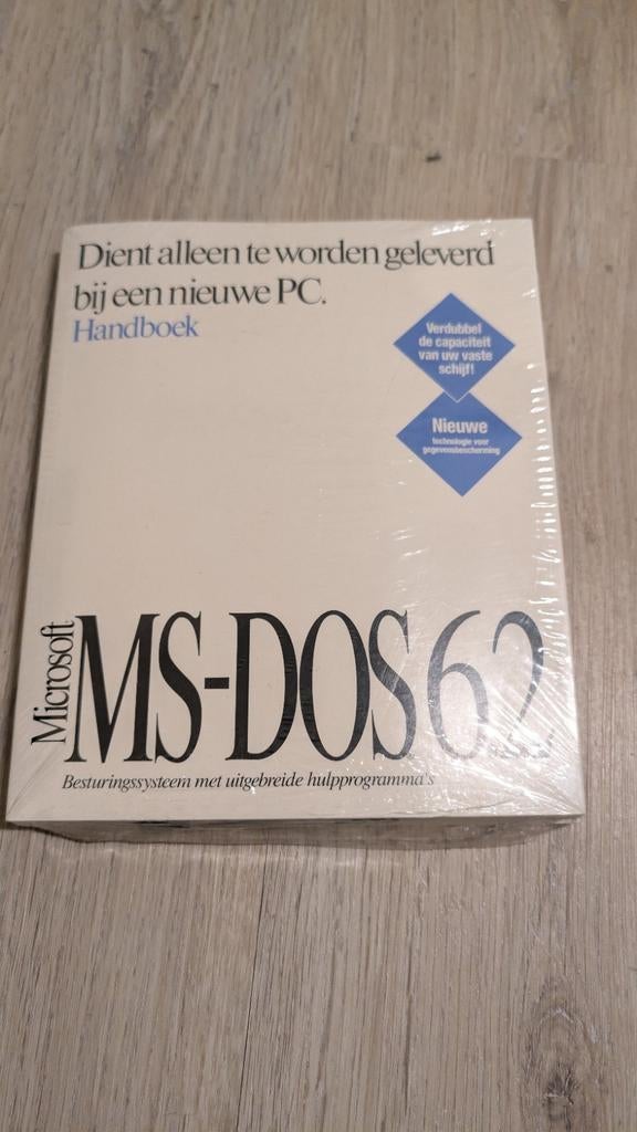 Microsoft MS-DOS 6.2, Diskettes en licentie. Nieuw., Ophalen of Verzenden