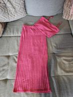 Roze geribbelde rok en top set, Kleding | Dames, Ophalen of Verzenden, Zo goed als nieuw, Roze, Zonder mouw