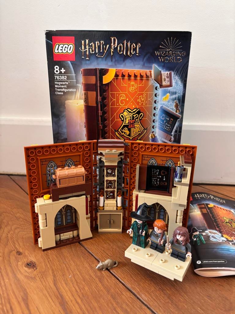 LEGO Harry Potter Zweinstein Transfiguratie Les 76382, Lego, Harry Potter, Ophalen of Verzenden, Zo goed als nieuw