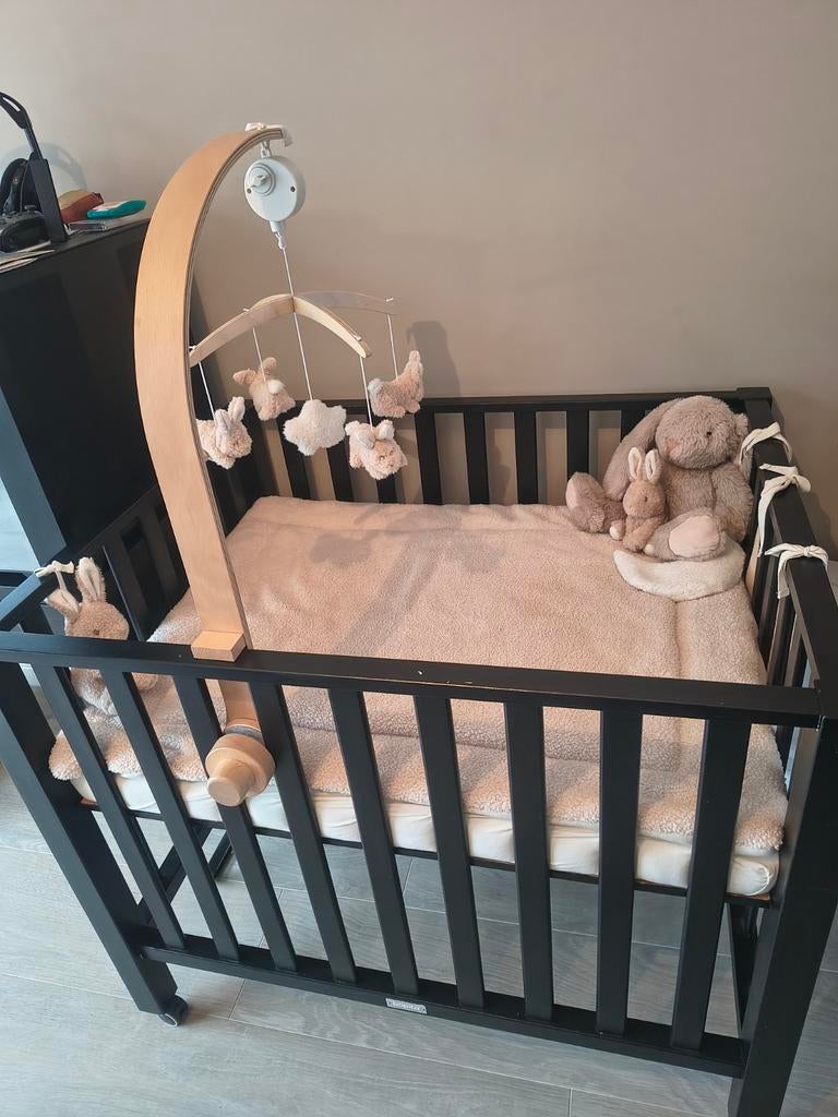 Box / park Bopita zwart op wieltjes, Kinderen en Baby's, Boxen, Ophalen of Verzenden, Zo goed als nieuw, Wieltjes