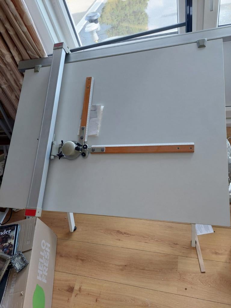 Tekentafel 100x75 cm, inklapbaar en in hoogte verstelbaar, Doe-het-zelf en Verbouw, Tekentafels, Ophalen