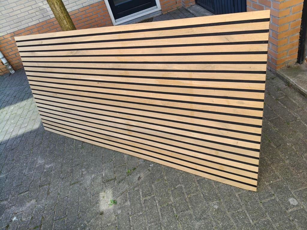 Acupanel - Houten lattenwand 103x244, Minder dan 25 mm, Ophalen of Verzenden, Plank, Minder dan 200 cm
