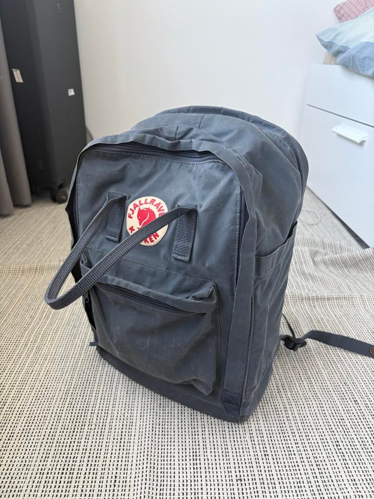 Fjällräven Kånken Laptop 17" Rugzak 20L - Grey, Overige merken, Gebruikt, 25 tot 40 cm, Ophalen of Verzenden