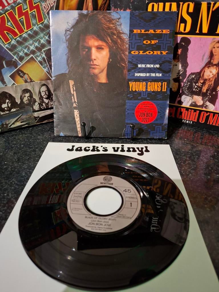 Jon Bon Jovi - Blaze of Glory (Single) 1990, Ophalen of Verzenden, Zo goed als nieuw