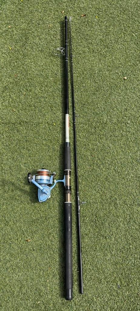 Klassieke oude Shakespeare hengel en molen, Ophalen of Verzenden, Gebruikt, Molen