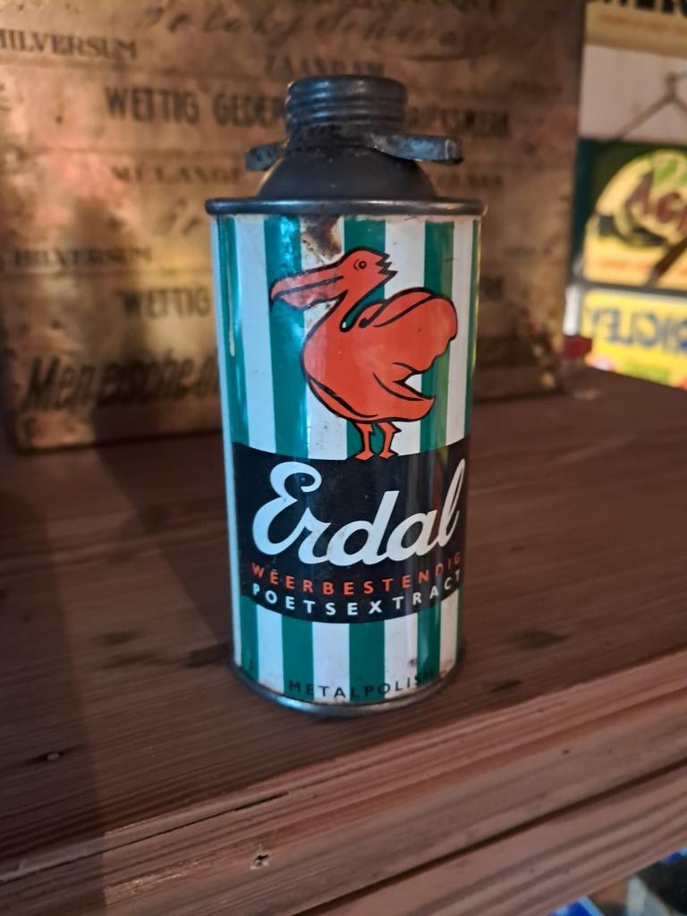 Erdal poets blikje, Ophalen of Verzenden, Zo goed als nieuw, Overige