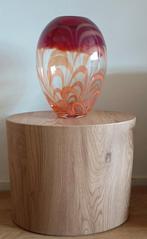 Design vaas Waterford Crystal Evolution Red & Amber Ginger, Ophalen of Verzenden, Rood, Aardewerk of Porselein, Minder dan 50 cm