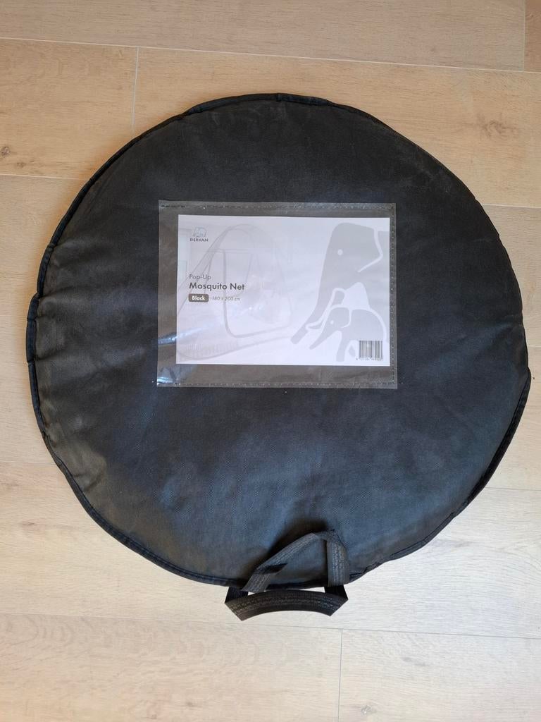 Deryan Pop-Up Klamboe Muskietennet Zwart - Nieuw, Ophalen of Verzenden, Nieuw