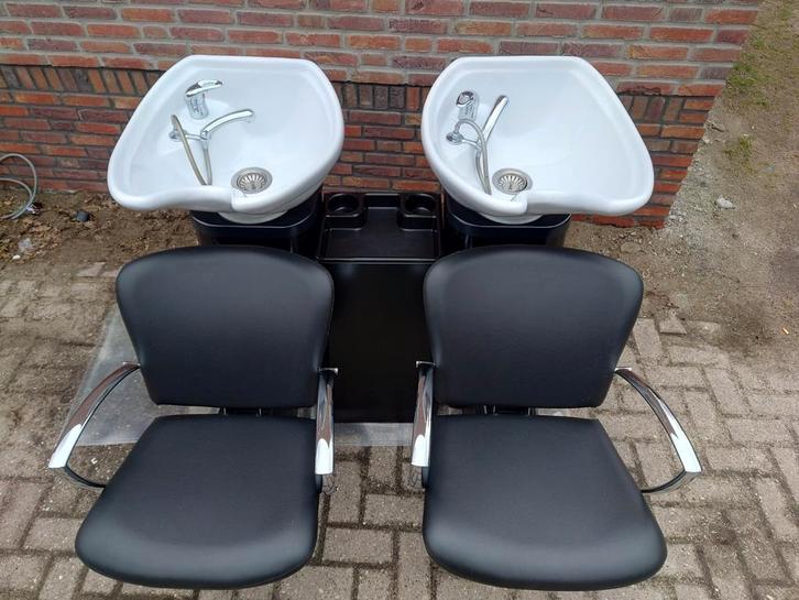 Dubbele kappers wasunit Salon Ambience, Huis en Inrichting, Stoelen, Twee, Ophalen