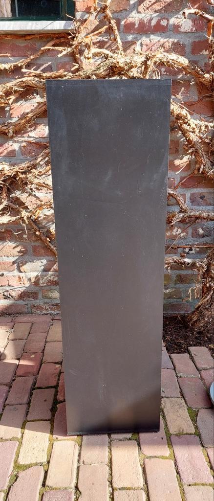 Zwarte Sokkel / Plantenzuil, Huis en Inrichting, Woonaccessoires | Zuilen en Pilaren, Zo goed als nieuw, Ophalen