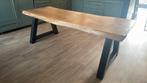 Boomstam tafel, Huis en Inrichting, Tafels | Eettafels, Ophalen, Gebruikt, 200 cm of meer, 50 tot 100 cm