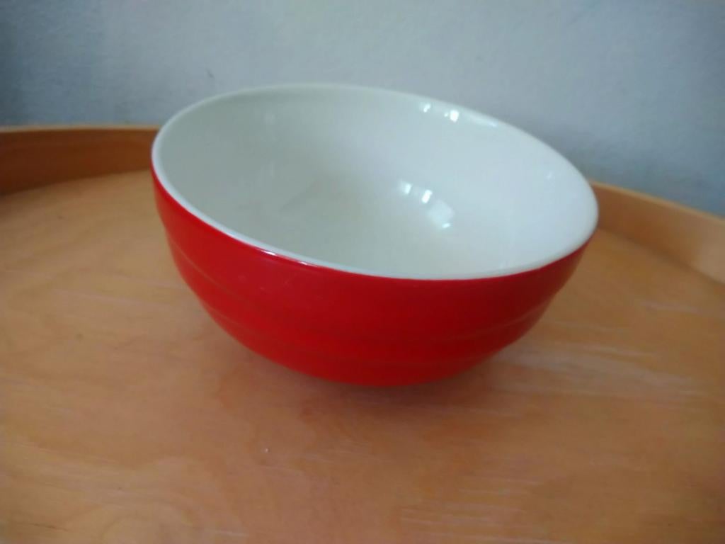 Jamie Oliver Waves schaaltje rood, Ophalen of Verzenden, Glas, Overige stijlen, Schaal of Schalen