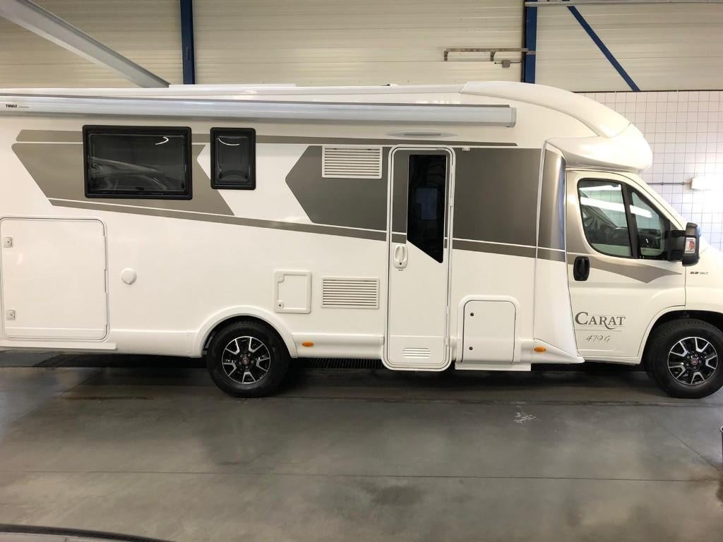 Camper Mc Louis Carat 479 Airco/Queensbed, Caravans en Kamperen, Campers, Ringverwarming, Gaslek-detector, Fiat, Particulier