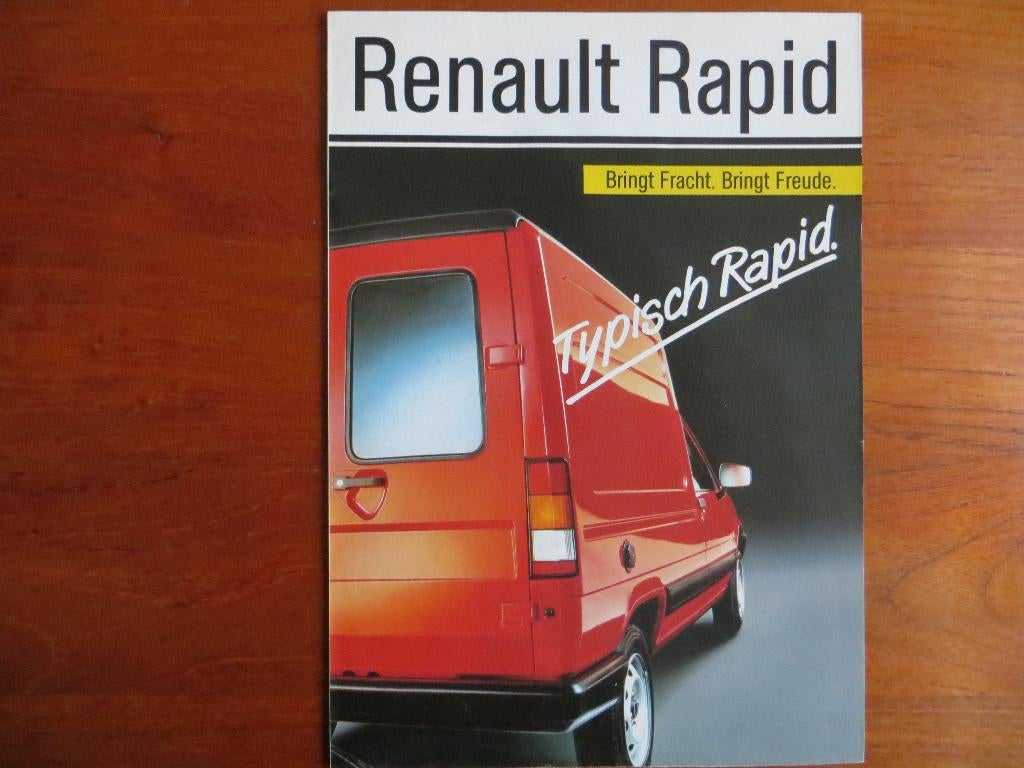 Renault Rapid “Typisch Rapid”, Ophalen of Verzenden, Nieuw, Renault