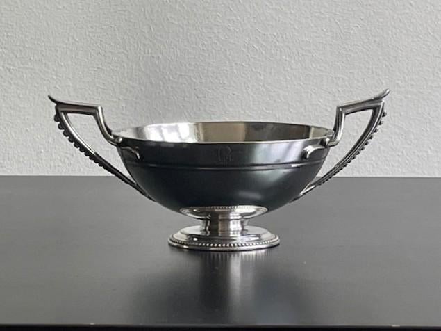 Christofle Perles verzilverde traditionele coupe de mariage, Antiek en Kunst, Antiek | Goud en Zilver, Ophalen of Verzenden, Zilver