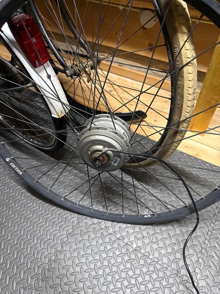 Ecomo voorwiel naafhuls defect - voor onderdelen, Ophalen, Gebruikt, Elektrische fiets, Wiel