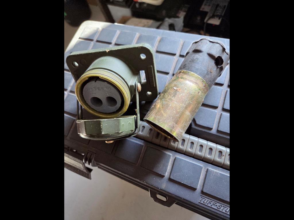 Militaire nato Stekker en Contra Stekker Set, Ophalen of Verzenden, Gebruikt, Stekker