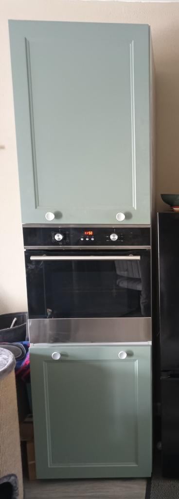 Exquisit inbouwoven met keukenkast, Ophalen, 45 tot 60 cm