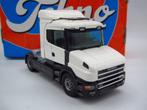 Tekno - Scania 164L Torpedo Trekker wit 1:50, Ophalen of Verzenden, Zo goed als nieuw, Bus of Vrachtwagen, Tekno
