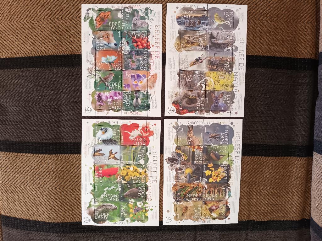 Beleef de Natuur 2018 t/m 2021 > Luxe postfris > Kijk !, Verzenden, Na 1940, Postfris